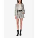 Veste En Tweed Bicolore Oslani