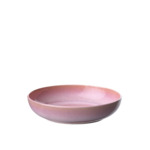 Perlemor Coral - Assiette creuse, rose, en porcelaine haut de gamme