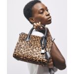 Sac Ming En Cuir Poulain Leopard