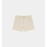 Short twill Moona taille haute coton bio stretch - Galeries Lafayette