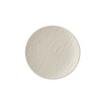 Manufacture - Assiette à pain, ronde, blanche, en porcelaine haut de gamme, 15,5 x 15,5 x 2 cm