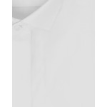 Chemise Ajustée en popeline blanche