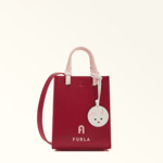 FURLA VARSITY STYLE MINI TOTE N/S - VITELLO ROMA RABBIT CNY