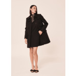 Manteau Marin-Noir en Laine