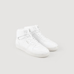 Sneakers montantes en cuir