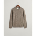 Wool Nepps Crew Neck Sweater