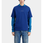 T-Shirt Bleu Vif Avec Logo Homme