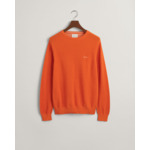 Cotton PiquÃ© Crew Neck Sweater