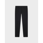 Pantalon de costume Fabrice en twill de laine gris foncé