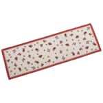 Toy’s Delight chemin de table L, rouge/multicolore, 32 x 96 cm