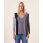 Pull Minie Cb Pull Cachemire Col V Oversize, 2 fils