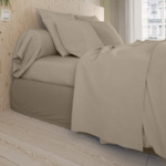 Housse de couette Studio Coton Sable