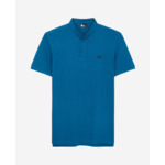 Polo Manches Courtes Col Officier Broderie Tk Homme