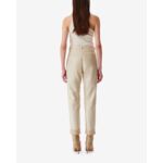 Pantalon Droit En Cuir Aysel