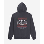 Sweatshirt À Capuche Noir Avec Sérigraphie Racing Skull Homme