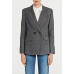 Veste gris chiné tailleur