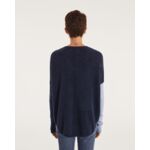 Pull Misha Colorblock Pull cachemire col v oversize liquette