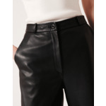 Pantalon Prisk Noir en Cuir