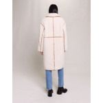 Manteau long patchwork