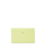 Roxane De Lancel - Portefeuille Rectangulaire Compact Rabat - Citron Vert