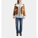 Manteau En Peau Lainee Femme