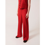 Pantalon Primavero-Pantalon droit rouge