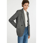 Veste gris chiné tailleur