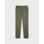 Chino maxence en twill de coton kaki