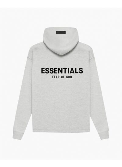 Essentials Grey Relaxed Hoodie