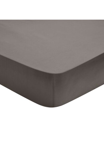 Drap Housse Influence Percale Granit