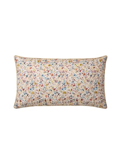 Yves Delorme - Housse de coussin en coton multicouleurs, Fugues