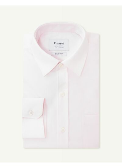 Chemise Classique en façonné rose