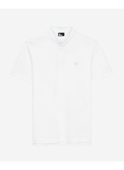 Polo Manches Courtes Col Officier Broderie Tk Homme