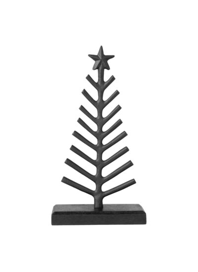 Black XMAS petit sapin 16 x 25 cm