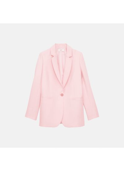 Veste Victoria-Veste de tailleur droite rose pâle