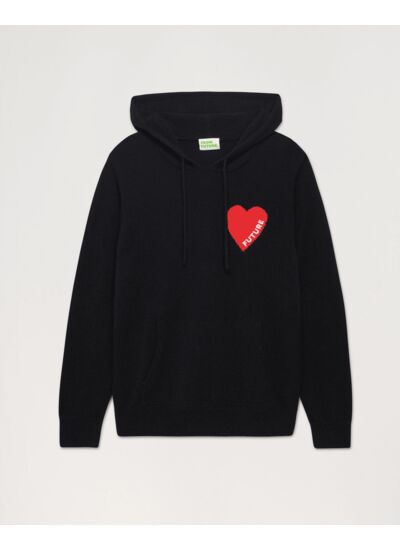 Pull Hoodie Coeur Léger