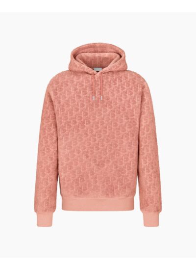 Hoodie - Terry Oblique - Pink