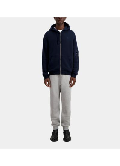 Sweatshirt À Capuche Bleu Marine Homme