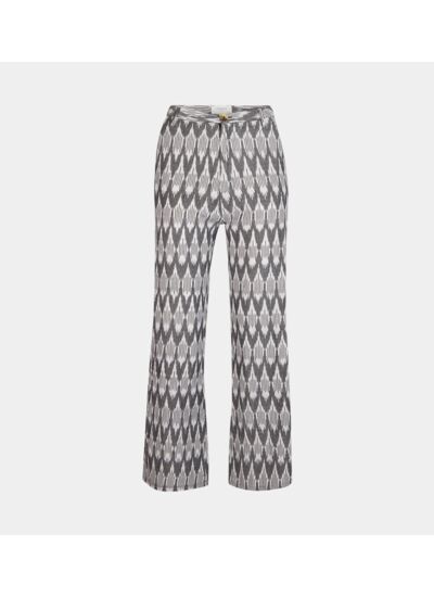 Pantalon large Luisa à motif coton - Garance Paris