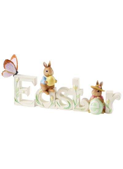 Spring Fantasy Accessories Texte decoratif Paques 33,4x6,3x13,6cm