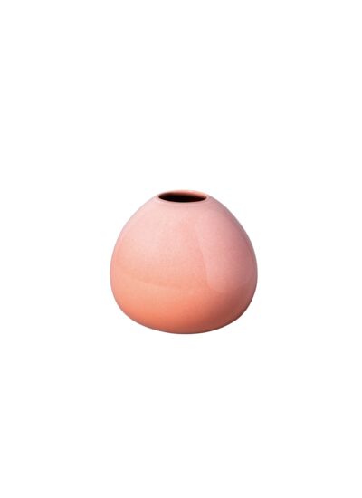 Perlemor Home - Petit vase, rose pâle, en porcelaine haut de gamme