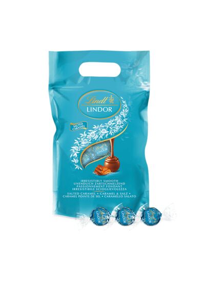 Lindor Sachet Caramel Pointe De Sel 1Kg