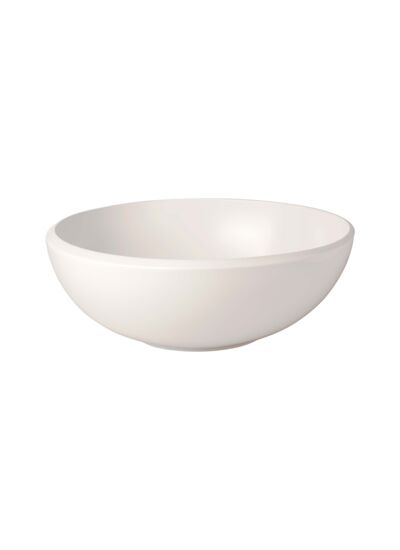 NewMoon - Grand saladier blanc, en porcelaine haut de gamme