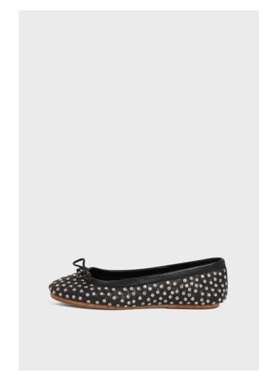 Chaussure Mia Ballerines En Cuir Avec Strass Mia gerard darel outlet