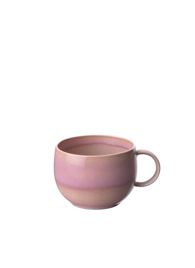 Perlemor Coral - Tasse à café sans sous-tasse, rose, en porcelaine haut de gamme