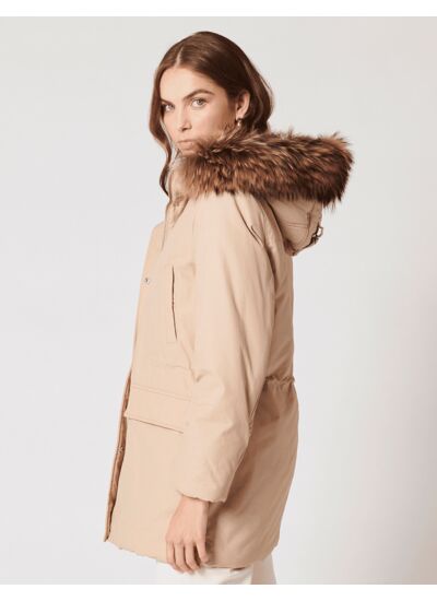 Parka Parson-Fourrure Amovible beige