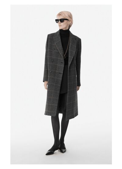 Manteau Preston En Laine Mélangée