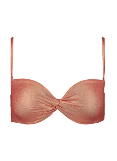 Haut de maillot de bain Bandeau Sunlight Glow