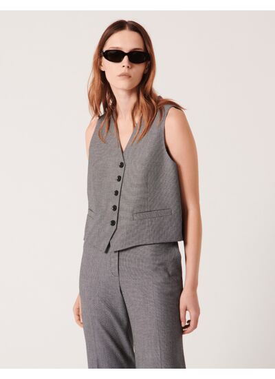 Gilet Gianno Gris en Polyester