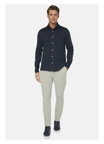 Chemise Polo En Piqué Fil D'Écosse Coupe Slim